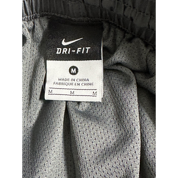 Nike Men's Dri Fit Gray Track Training Pants Nylon Lined Size (M) Y2K‎ Joggers - Picture 10 of 16